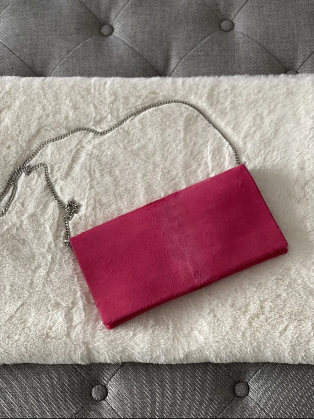 Pink Pony Hair Leather Crossbody by Theory